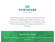 Tablet Screenshot of fairsharelawyers.com